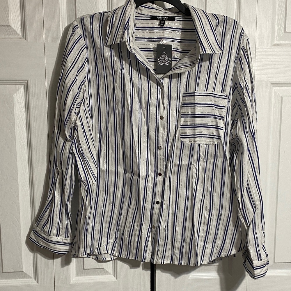 Louise Paris button down shirt size 2X